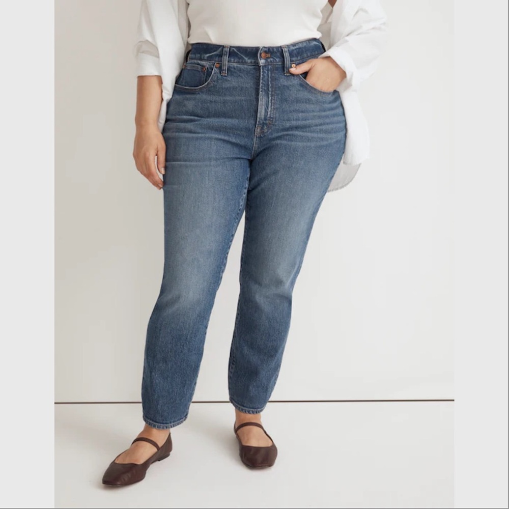 Madewell ‘The Plus Curvy Perfect Vintage Jean’ in “Decatur Wash” Size 14W